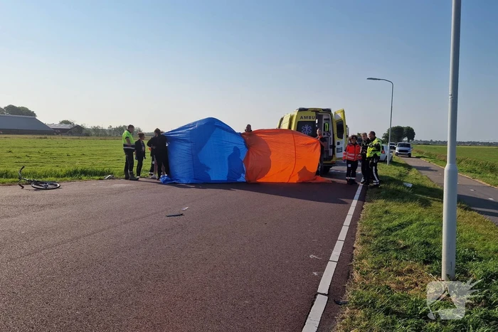 Fietser komt om het leven na aanrijding