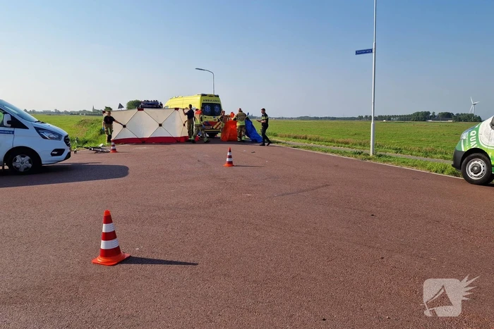 Fietser komt om het leven na aanrijding