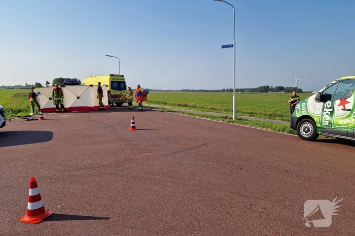 Fietser komt om het leven na aanrijding
