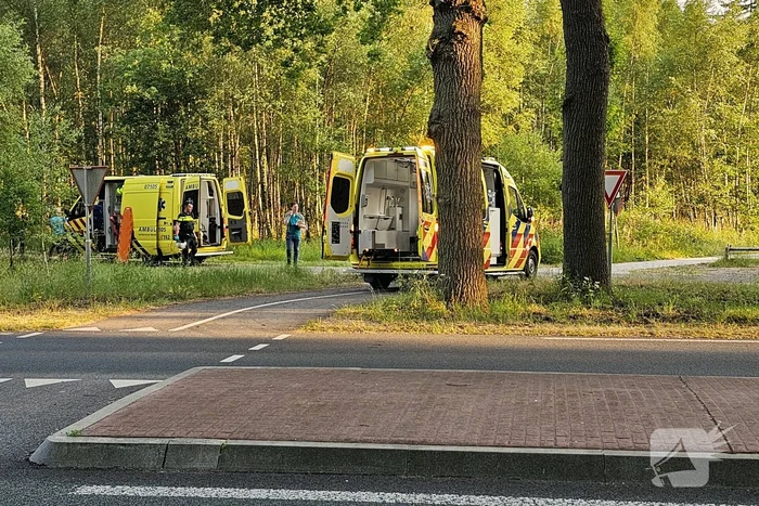 Scooterrijder ernstig gewond na harde val