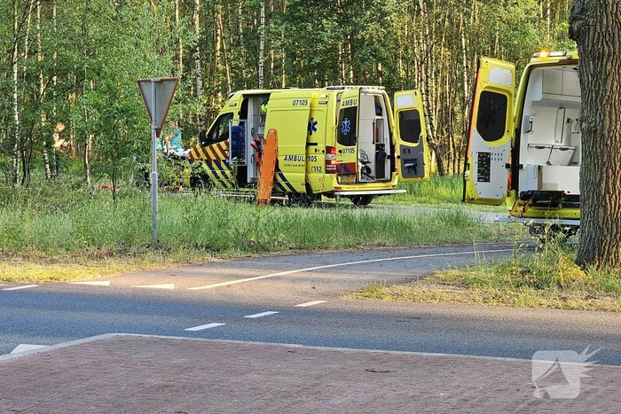 Scooterrijder ernstig gewond na harde val