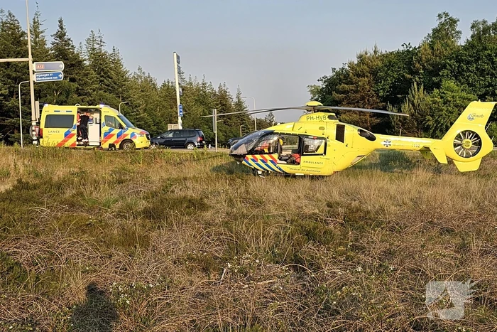 Scooterrijder ernstig gewond na harde val