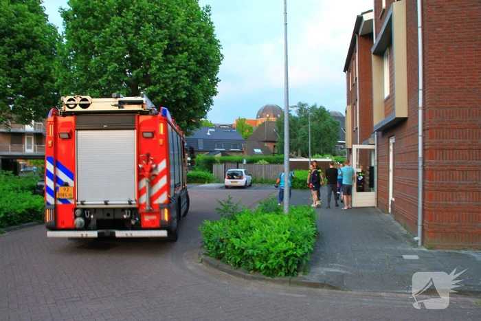 Hevige rookontwikkeling bij brand in appartement