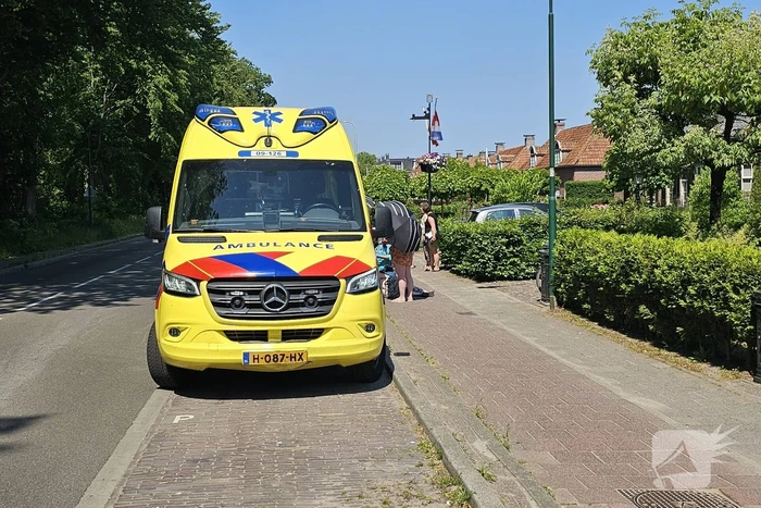 Fietsster raakt gewond bij val