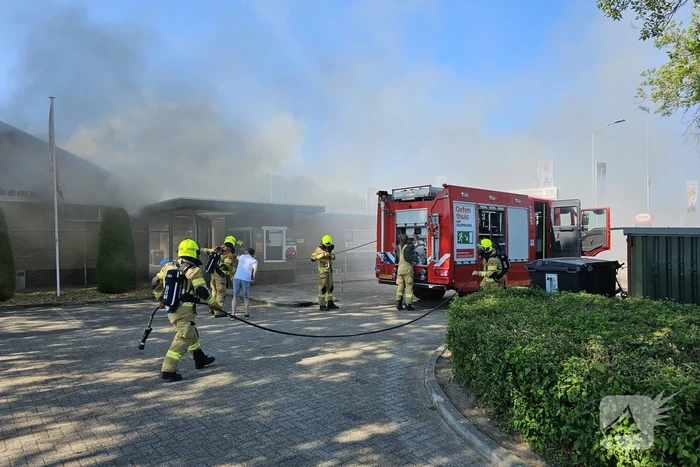 Uitslaande brand in kantine van voetbalvereniging