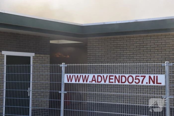 Uitslaande brand in kantine van voetbalvereniging