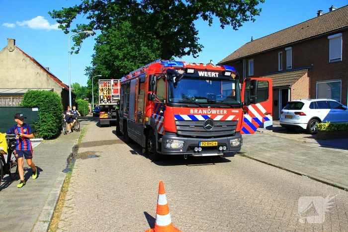 Bewoner voorkomt brand in achtertuin