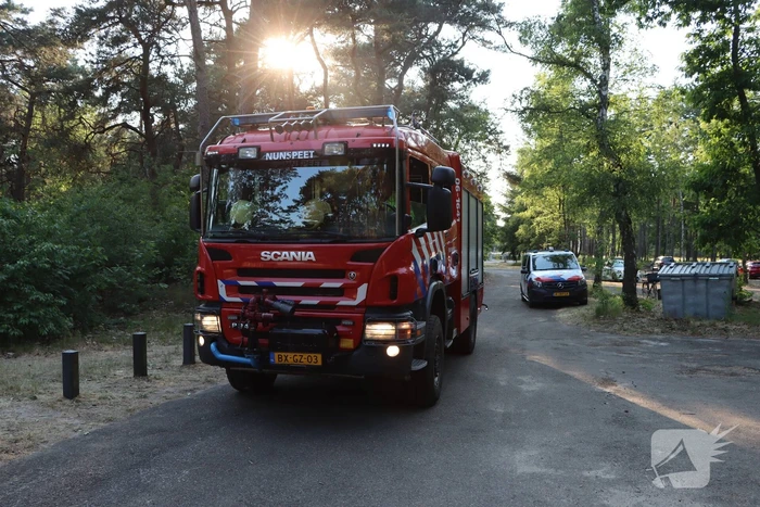 Brandweer ingezet voor rokende barbecue