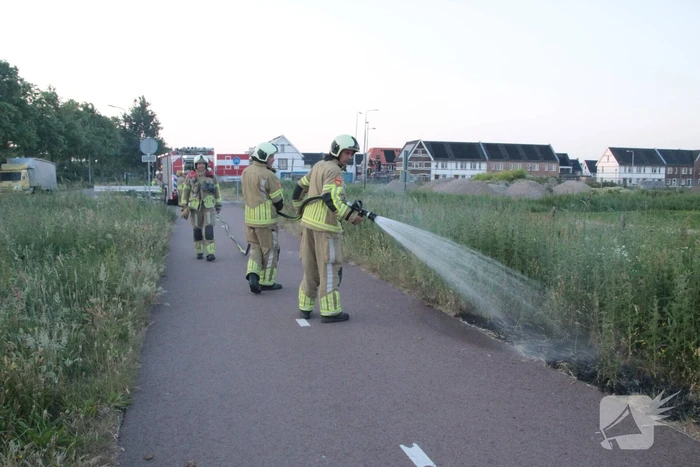 Bermbrand snel geblust