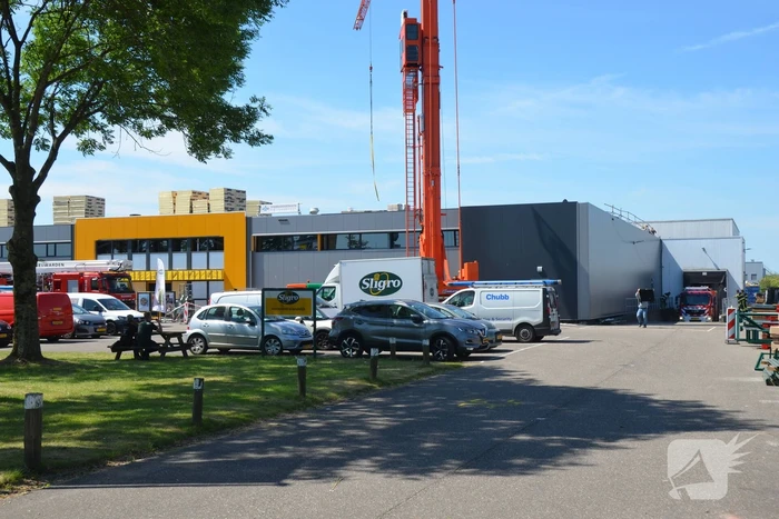 Dakbrand tijdens werkzaamheden