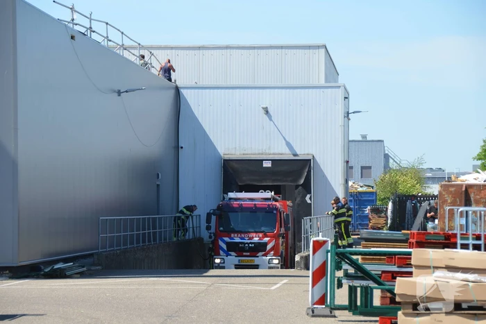 Dakbrand tijdens werkzaamheden