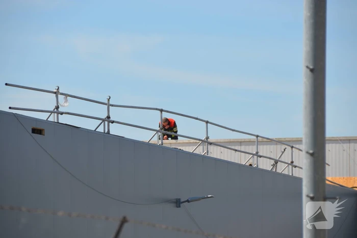 Dakbrand tijdens werkzaamheden