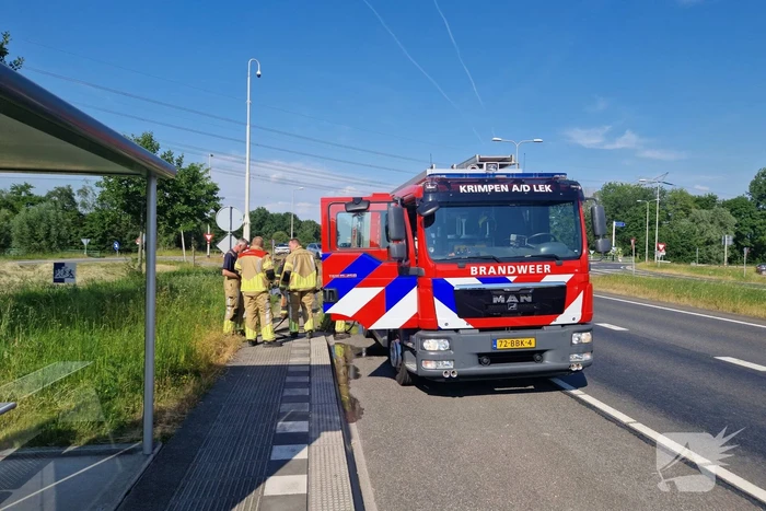 Buitenbrand snel onder controle