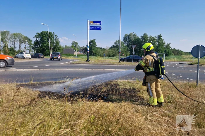 Buitenbrand snel onder controle