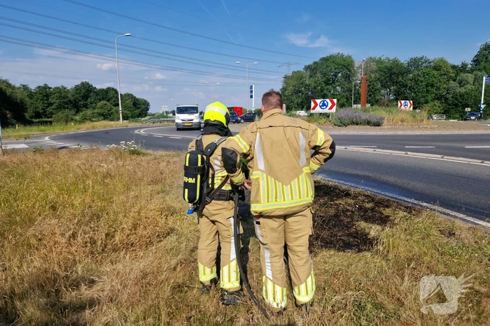 Buitenbrand snel onder controle