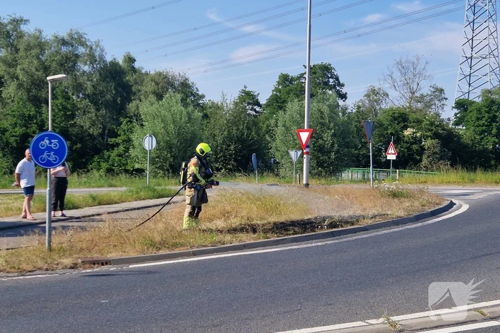 Buitenbrand snel onder controle