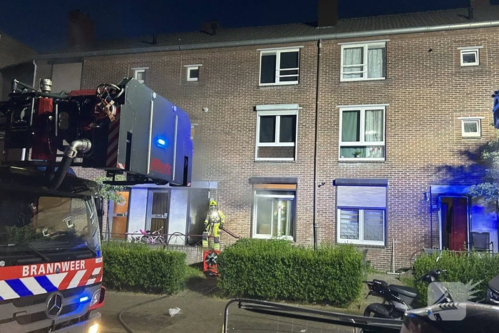 Flinke rookontwikkeling bij woningbrand