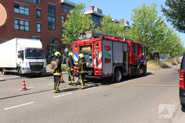 Gaslekkage ontstaan door werkzaamheden