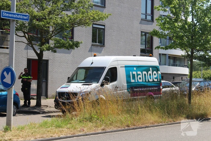 Gaslekkage ontstaan door werkzaamheden