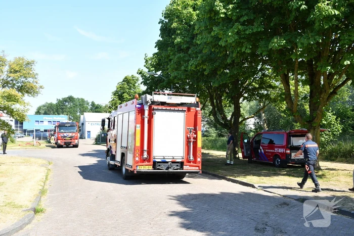 Brand in bosgebied
