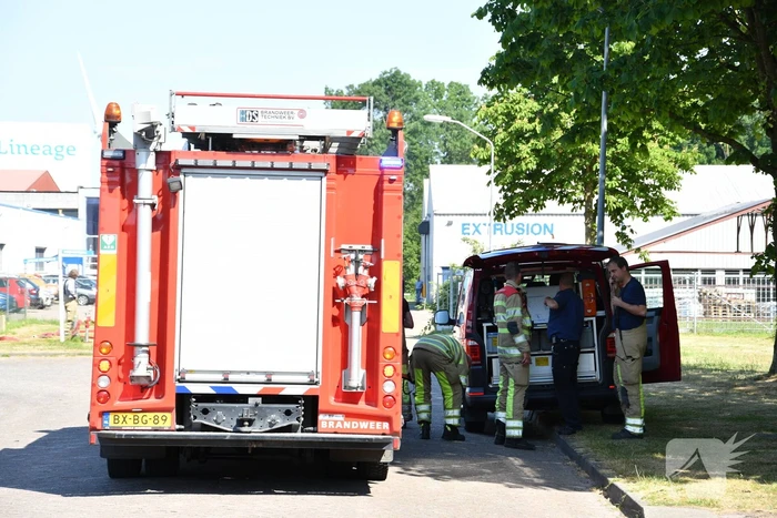 Brand in bosgebied