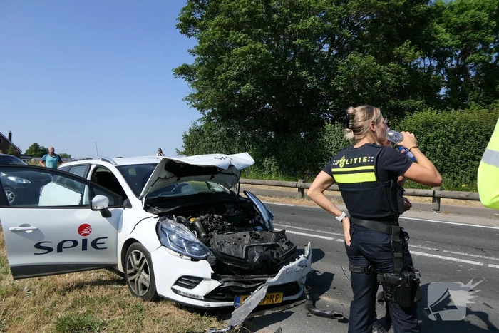 Drie gewonden bij kettingbotsing