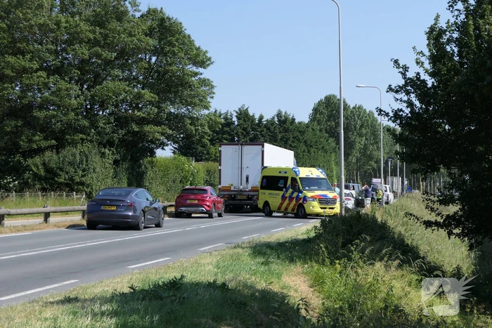Drie gewonden bij kettingbotsing