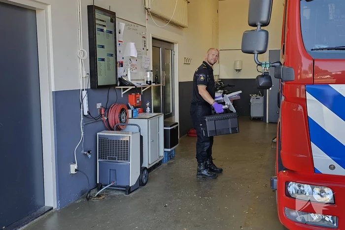 Forensische Opsporing doet onderzoek naar inbraak brandweerkazerne