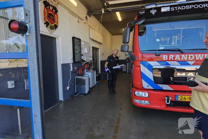 Forensische Opsporing doet onderzoek naar inbraak brandweerkazerne