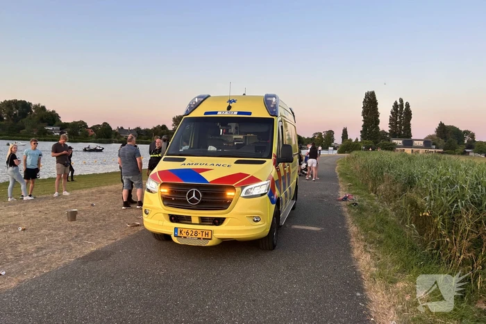 Persoon gewond na val met scooter