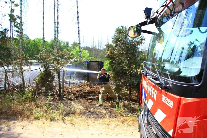 Nacontrole in bos na brand