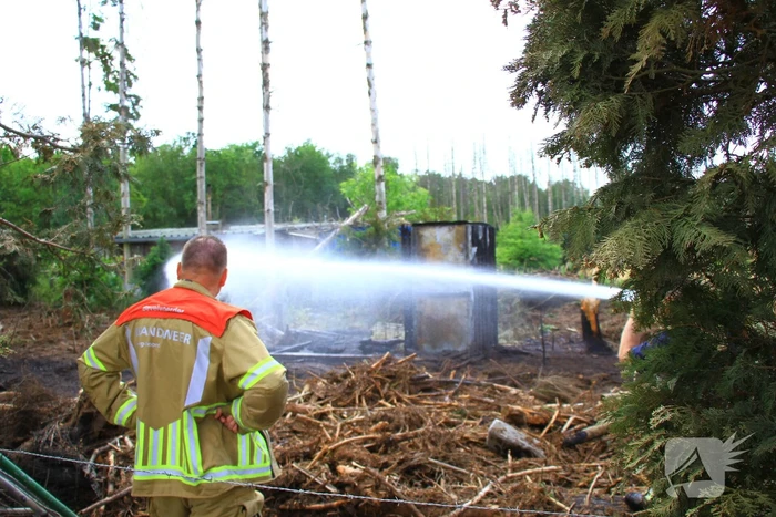 Nacontrole in bos na brand