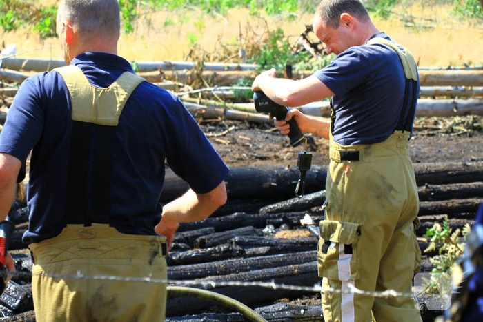 Nacontrole in bos na brand