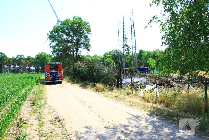 Nacontrole in bos na brand