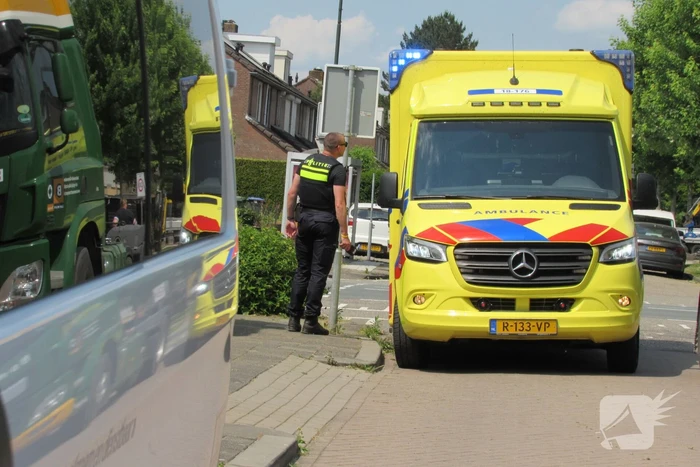 Ongeval tussen scooter en vrachtwagen