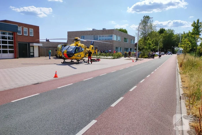 Veel bekijks bij inzet traumahelikoter na ongeval