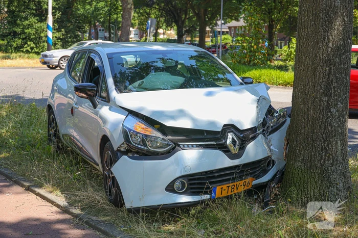 Automobilist botst tegen boom