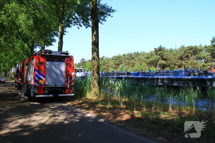 Ree bevrijdt uit waterweg