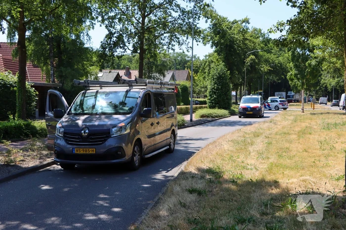 Twee fietsers in aanrijding