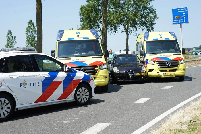 ongeval dammenweg - n57 l 11,9 hellevoetsluis