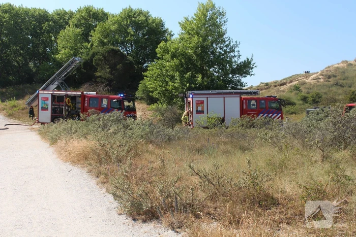 Forse brand in duingebied