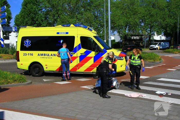 Bestuurder scootmobiel ernstig gewond bij aanrijding