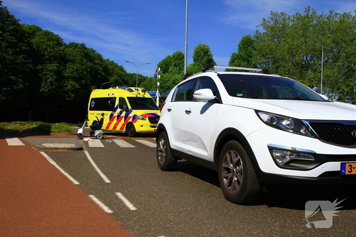 Bestuurder scootmobiel ernstig gewond bij aanrijding