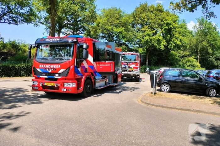 Bermbrand snel onder controle