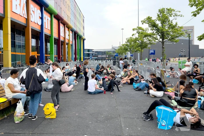 Beyoncé fans wachten urenlang voor concert