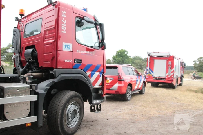 Brandweer groots gealarmeerd voor BBQ in bos