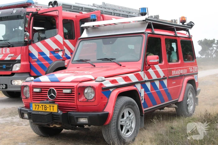 Brandweer groots gealarmeerd voor BBQ in bos