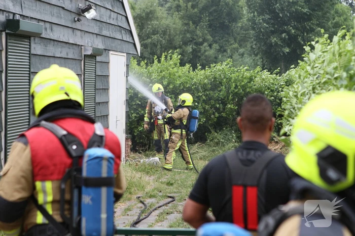 Brand bij gebouw van Scouting Elfregi Helen
