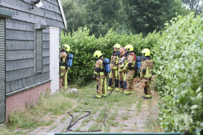 Brand bij gebouw van Scouting Elfregi Helen