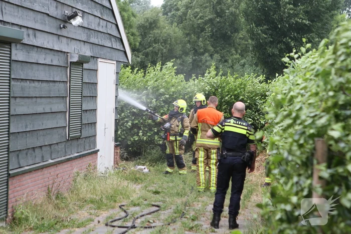 Brand bij gebouw van Scouting Elfregi Helen